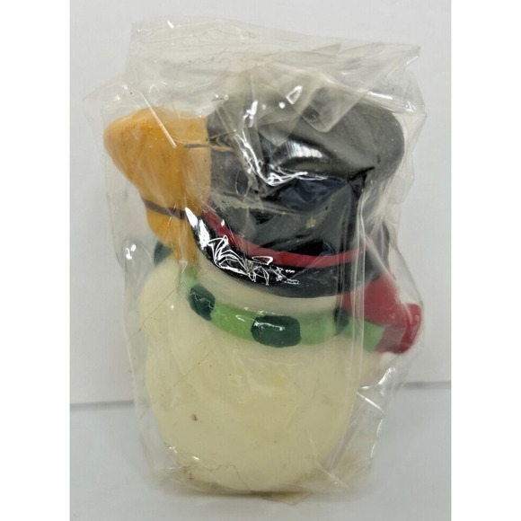 Vintage Snowman Candle New in Packaging 3" SKU H253 - Picture 2 of 3